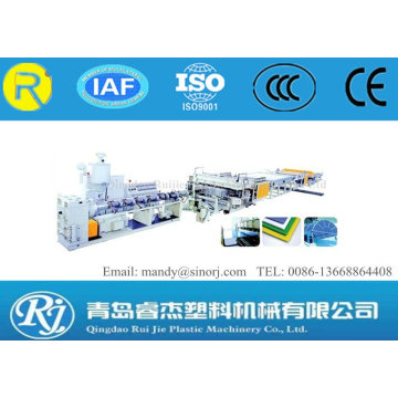 PC corrugated sheet extrusion line